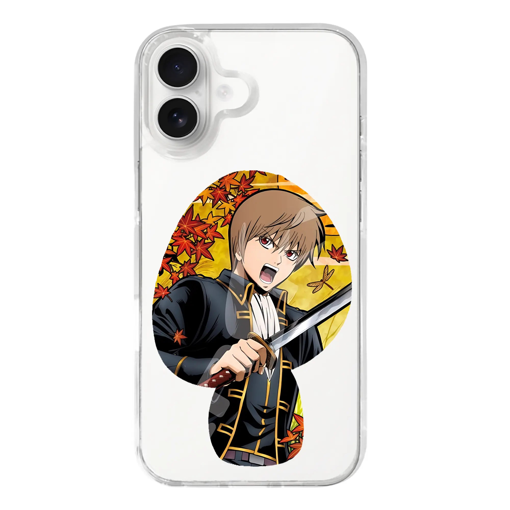 銀魂 グッズ 沖田 総悟 - iPhone 17シリーズ 透明スマホケース – 薄型・耐衝撃・精密フィット保護カバー